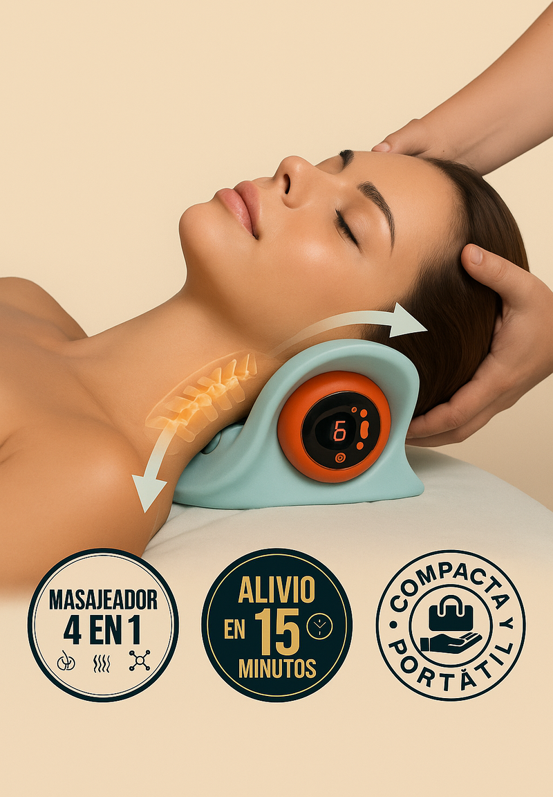 ALIVIE EL DOLOR DE CUELLO EN MINUTOS Y ELIMINE LA JOROBA DIGITAL SIN SALIR DE CASA
